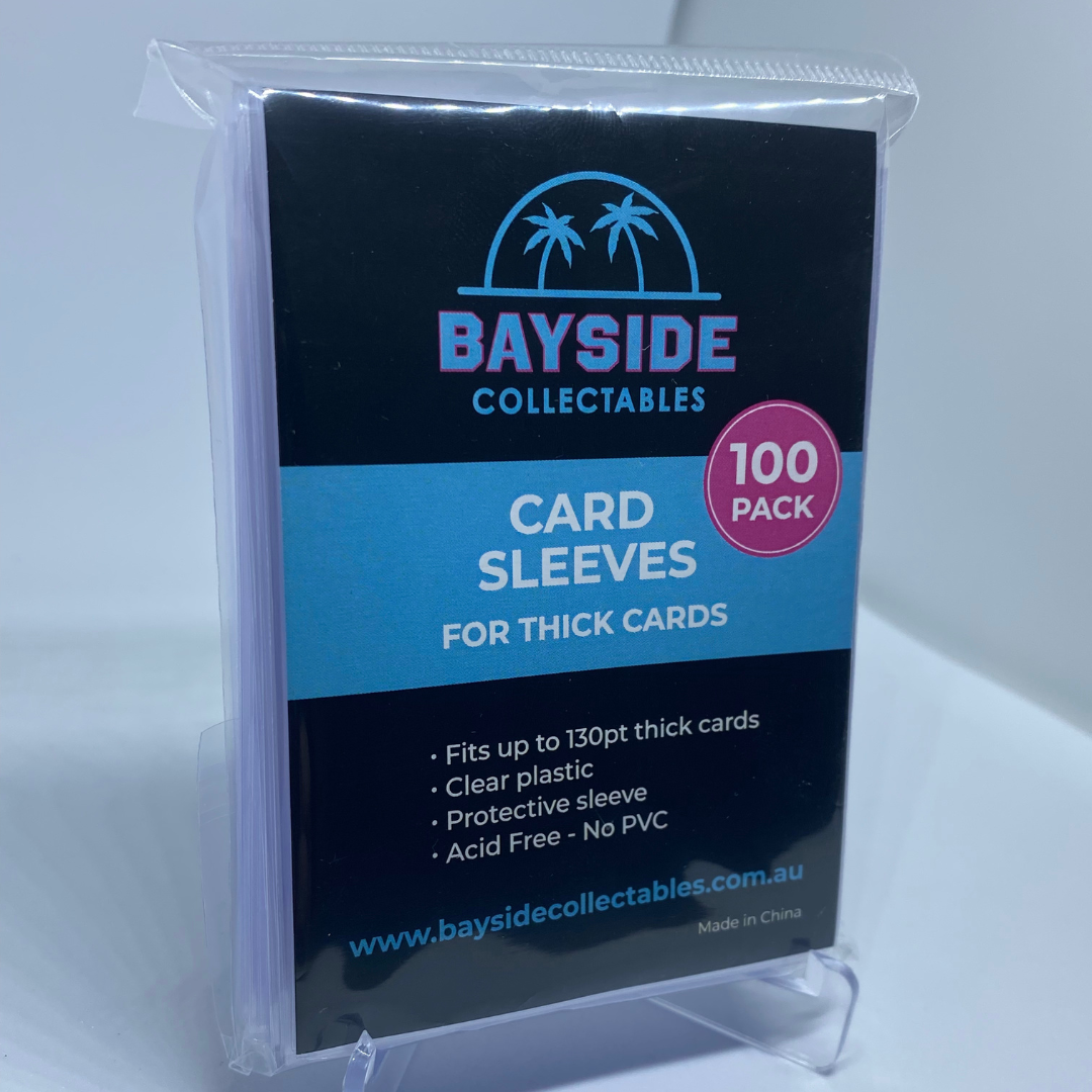 Protective Card Sleeves For Thick Cards 100 pack