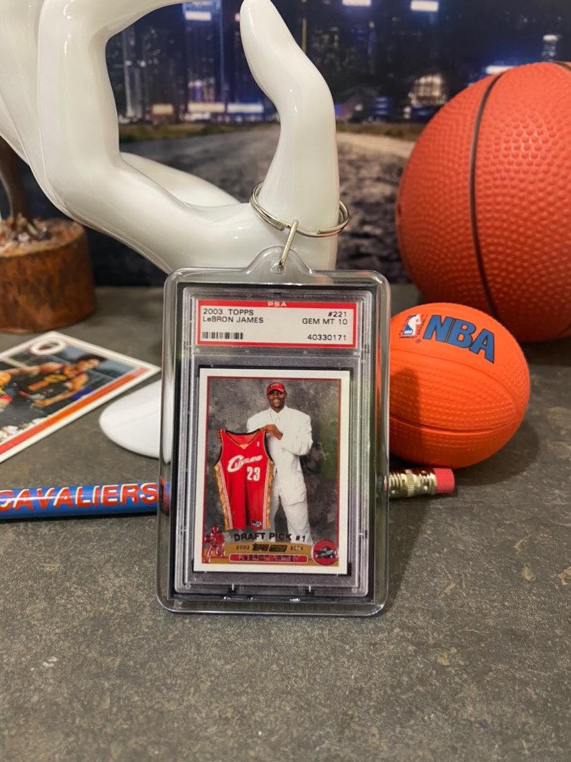 Lebron James 2003 Topps RC - Keyring