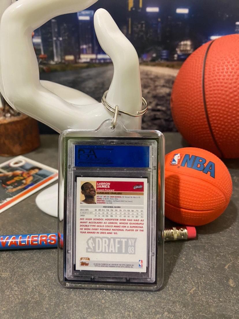 Lebron James 2003 Topps RC - Keyring